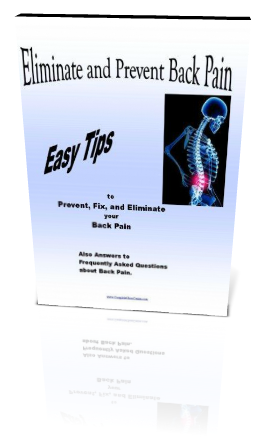 Prevent Back Pain E-book